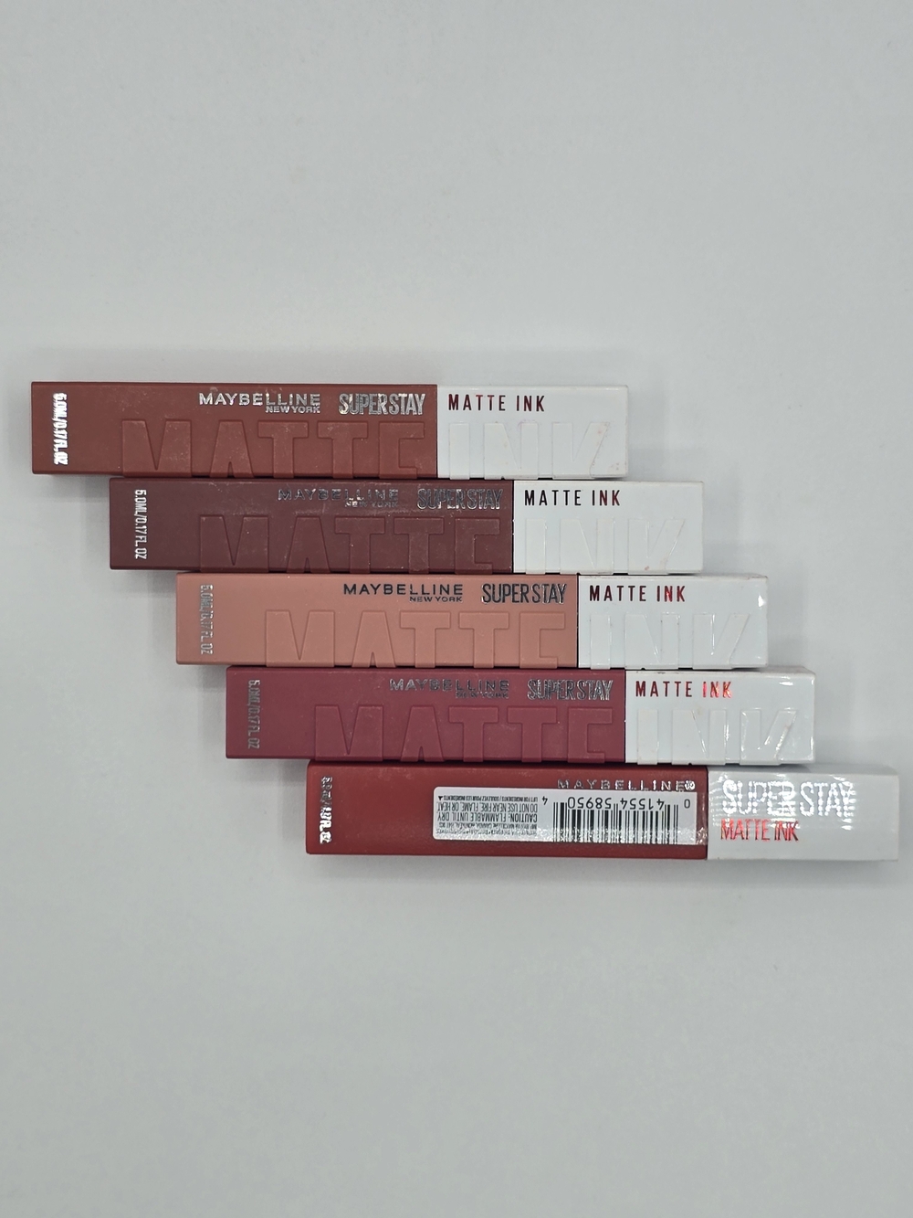 Maybelline SuperStay Matte Ink Liquid Lipstick Set - Rose, Mauve, Nude Tones - Picture 4 of 4
